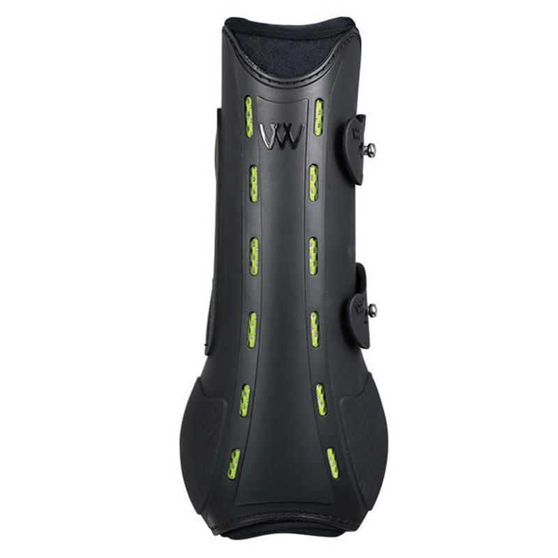 Woof Wear Vision Tendon Boots - Black/Lime-1